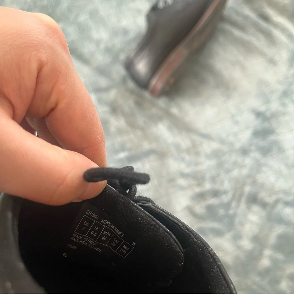 Rockport‎ Essential Waterproof Slip Resistant Black Leather Derby CH1980 7W